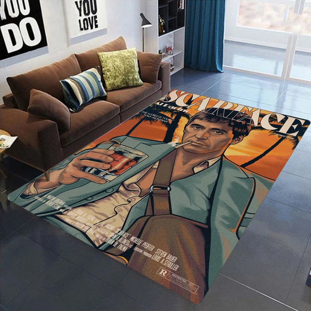 Scarface Tony Montana Rug
