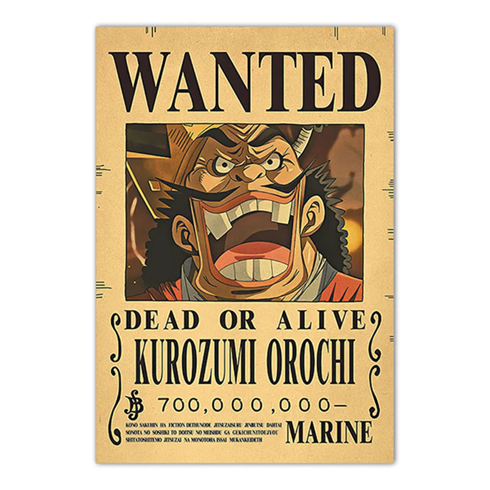 Lenticular One Piece Wanted Poster