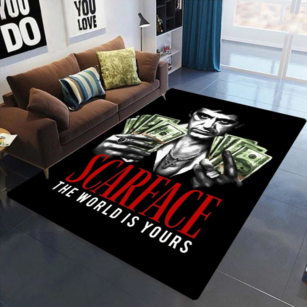 Scarface Tony Montana Rug