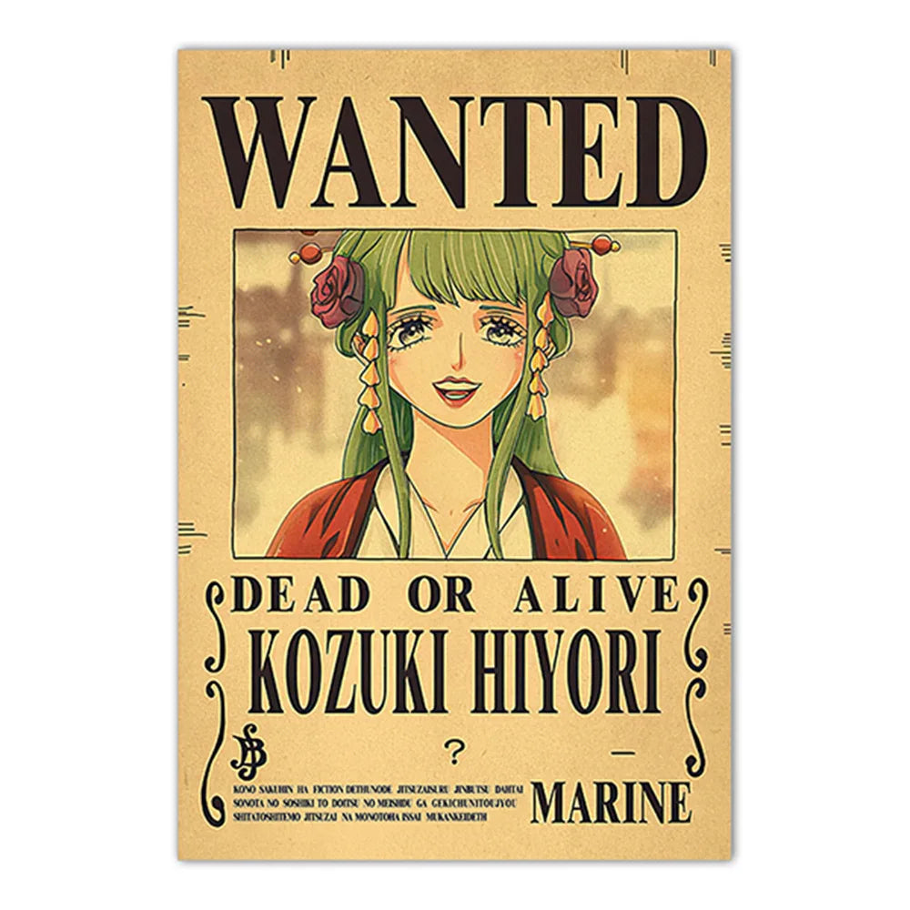 Lenticular One Piece Wanted Poster