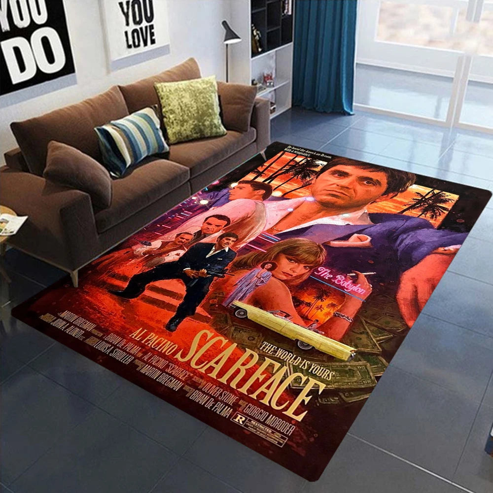Scarface Tony Montana Rug