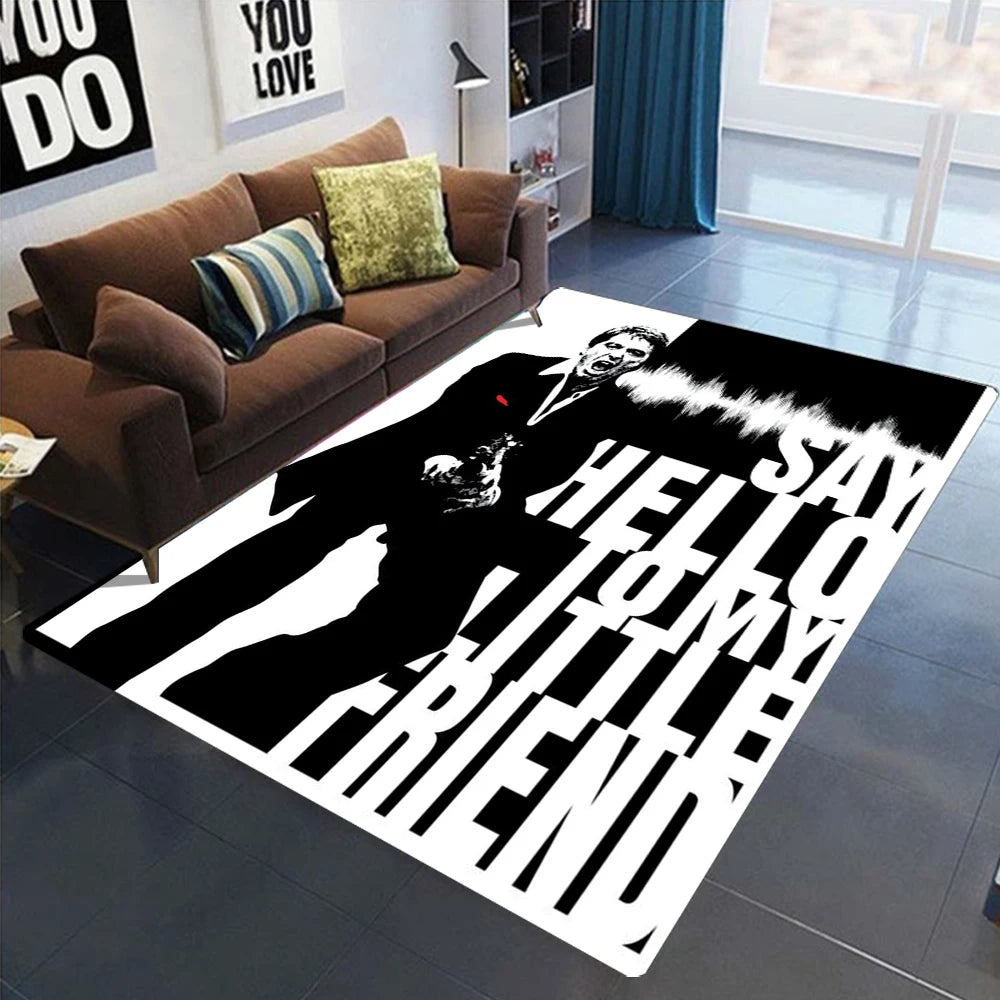 Scarface Tony Montana Rug