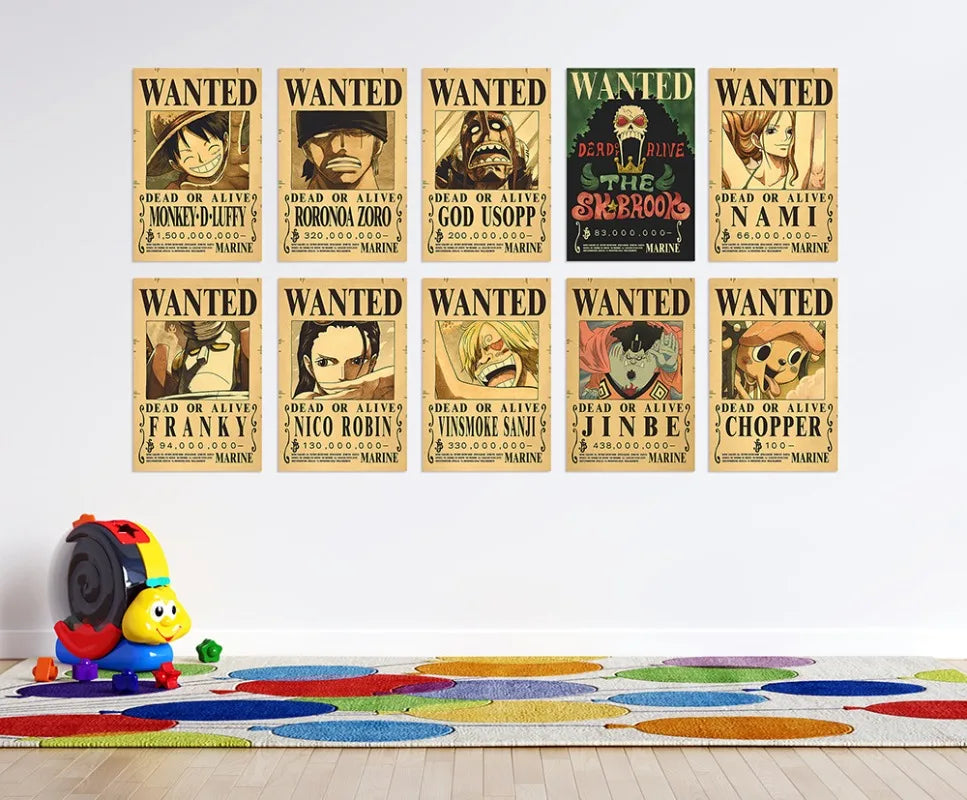 Lenticular One Piece Wanted Poster