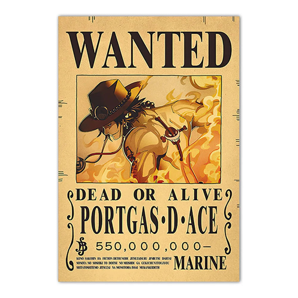 Lenticular One Piece Wanted Poster
