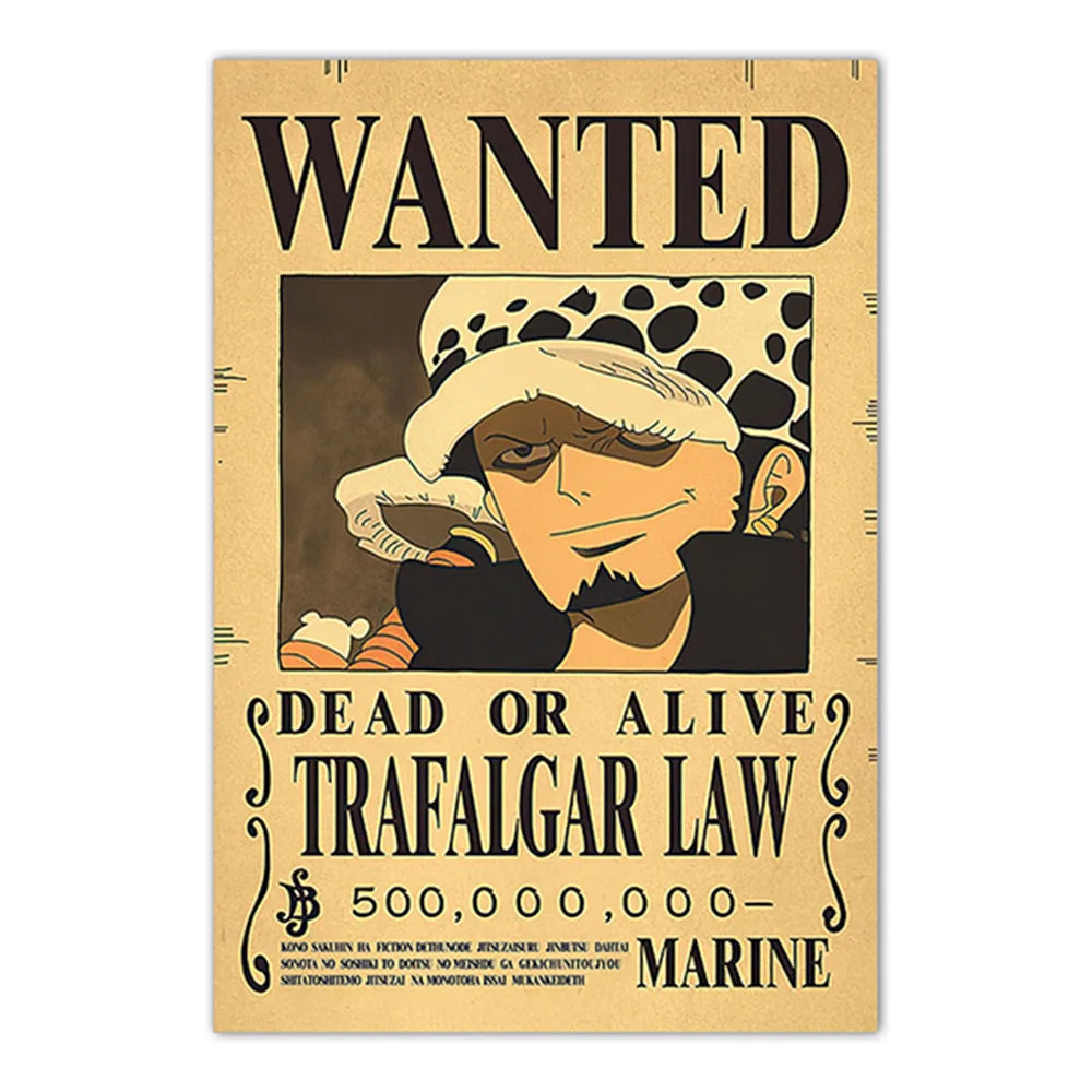 Lenticular One Piece Wanted Poster