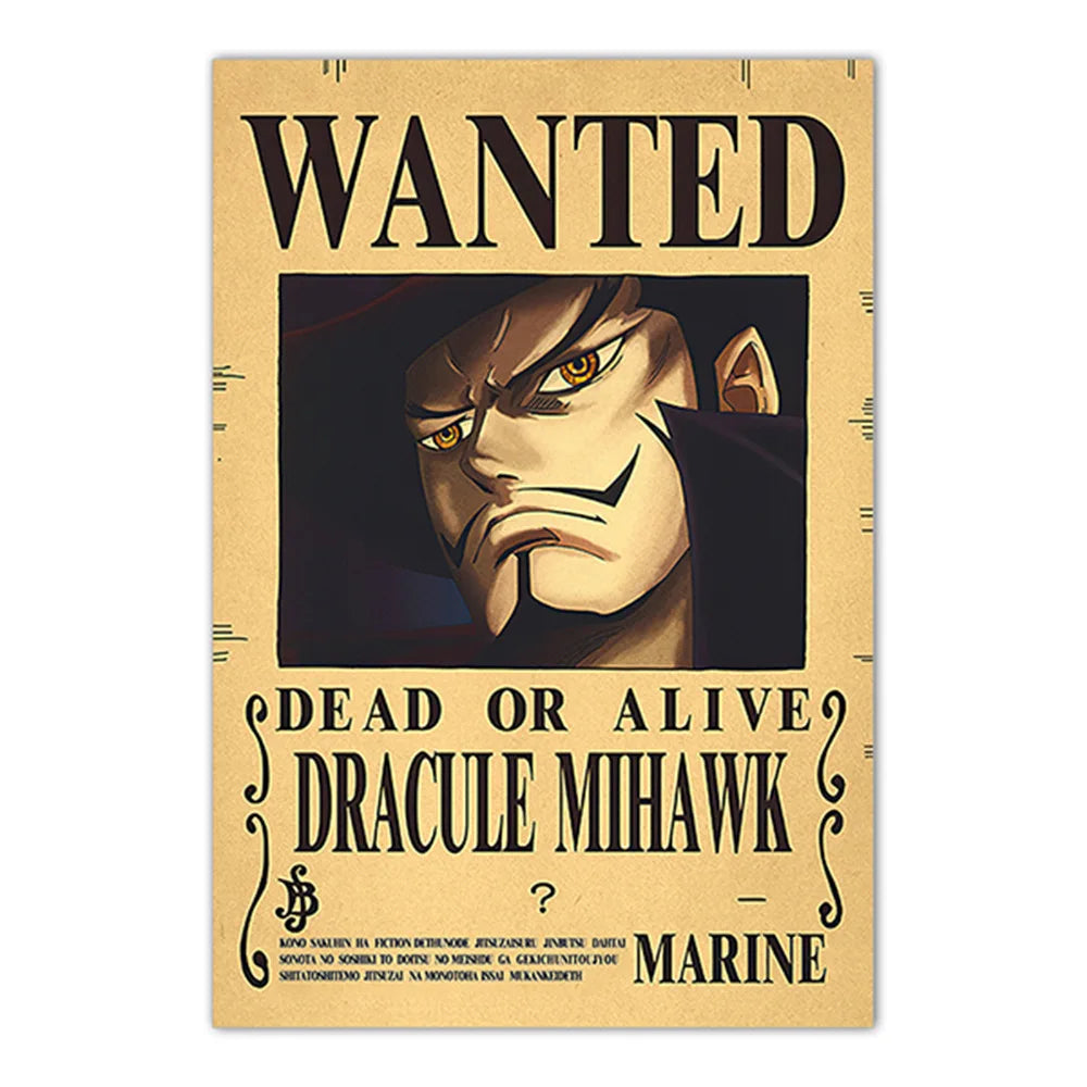 Lenticular One Piece Wanted Poster