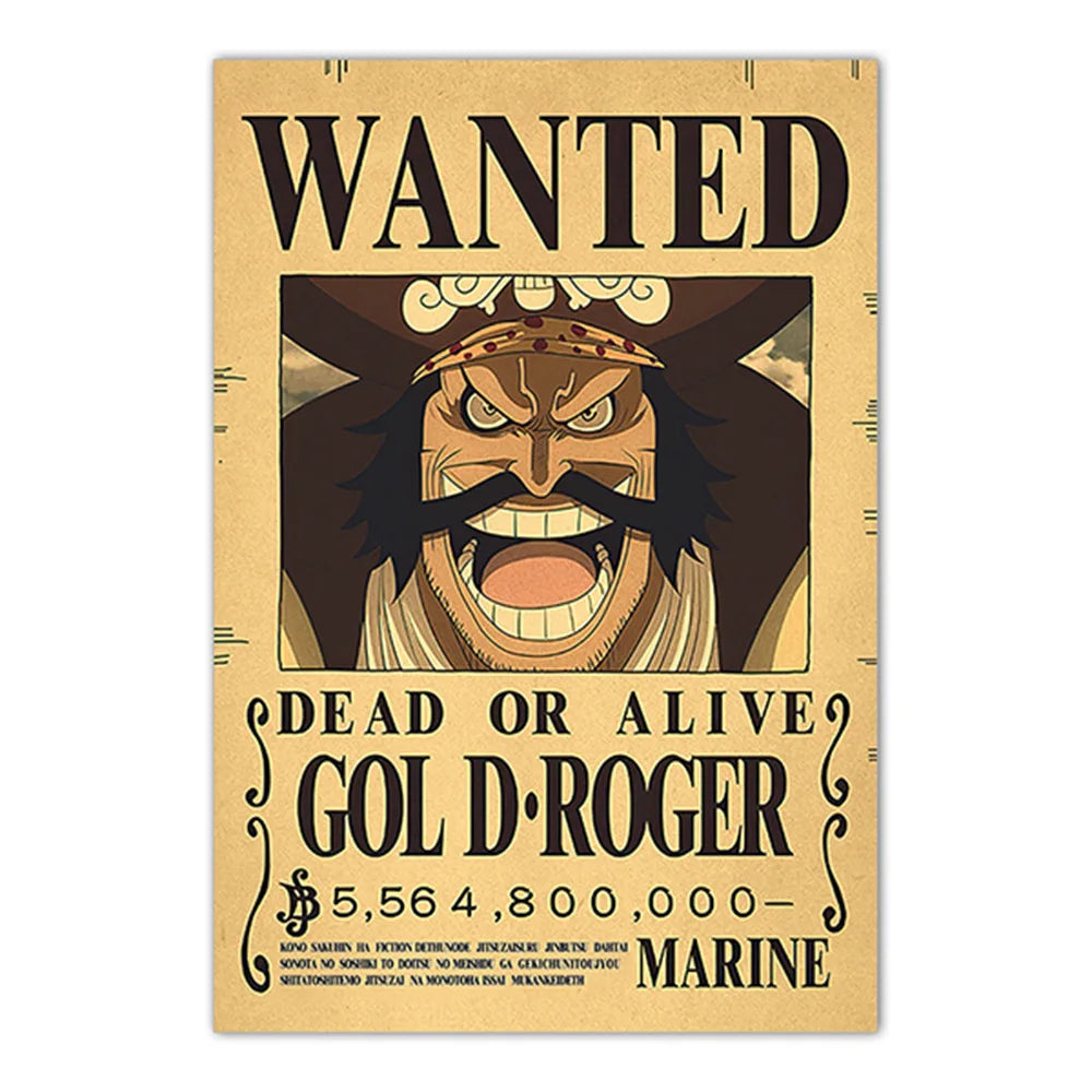 Lenticular One Piece Wanted Poster