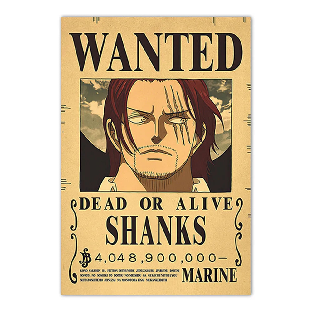 Lenticular One Piece Wanted Poster