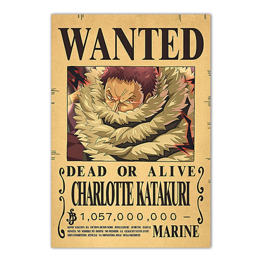 Lenticular One Piece Wanted Poster