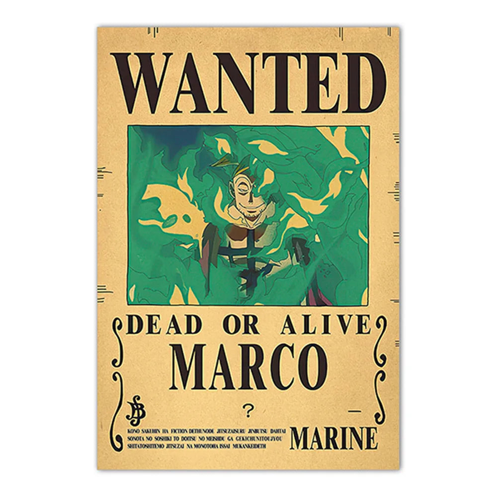 Lenticular One Piece Wanted Poster