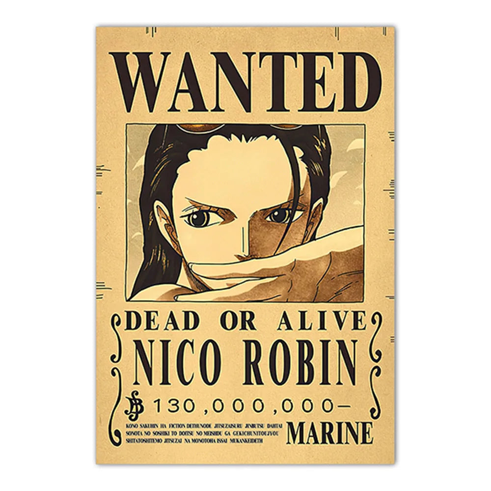 Lenticular One Piece Wanted Poster