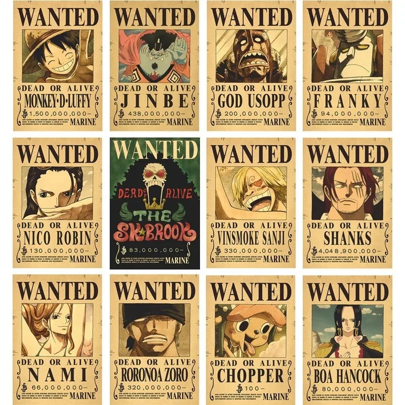 Lenticular One Piece Wanted Poster