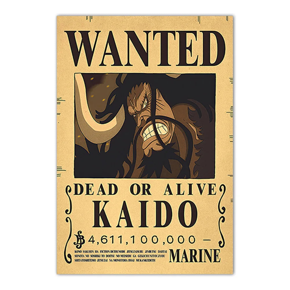 Lenticular One Piece Wanted Poster