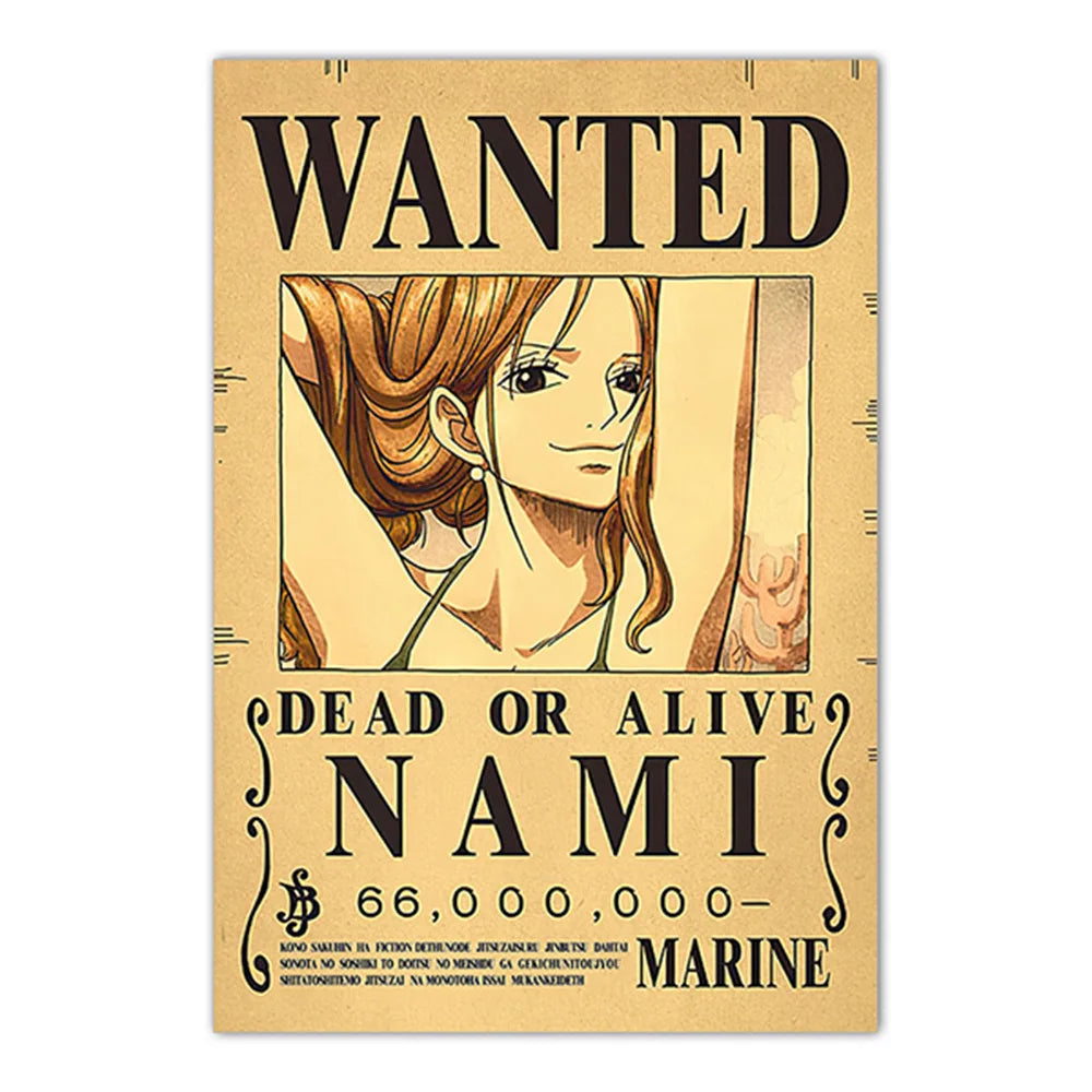 Lenticular One Piece Wanted Poster