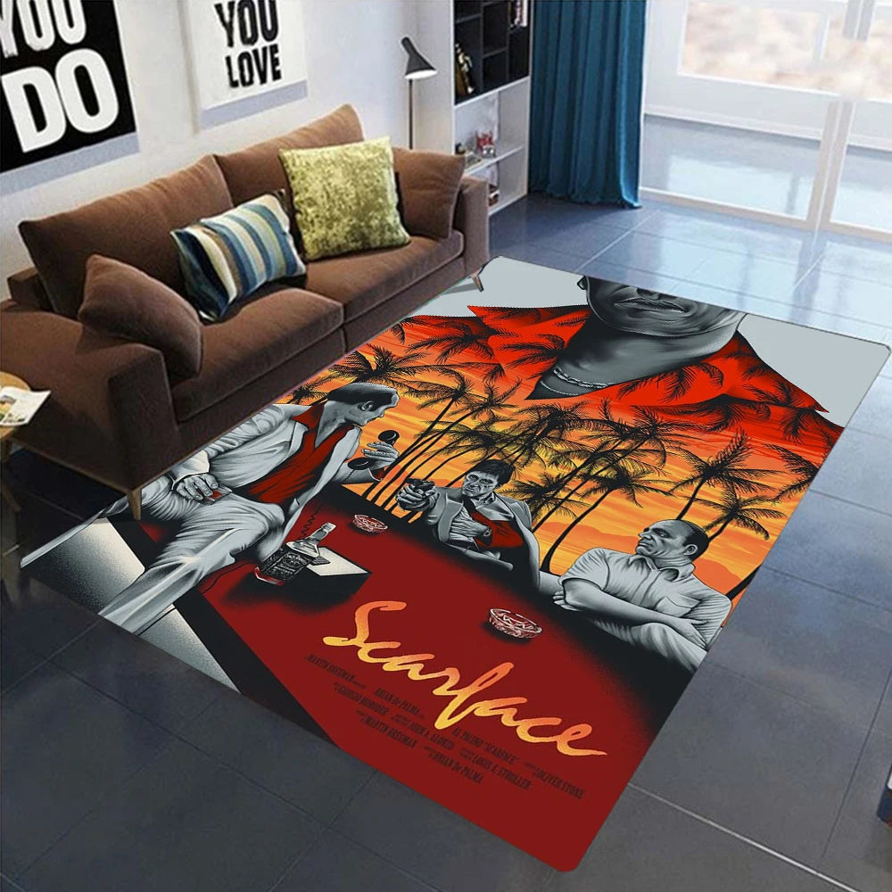 Scarface Tony Montana Rug