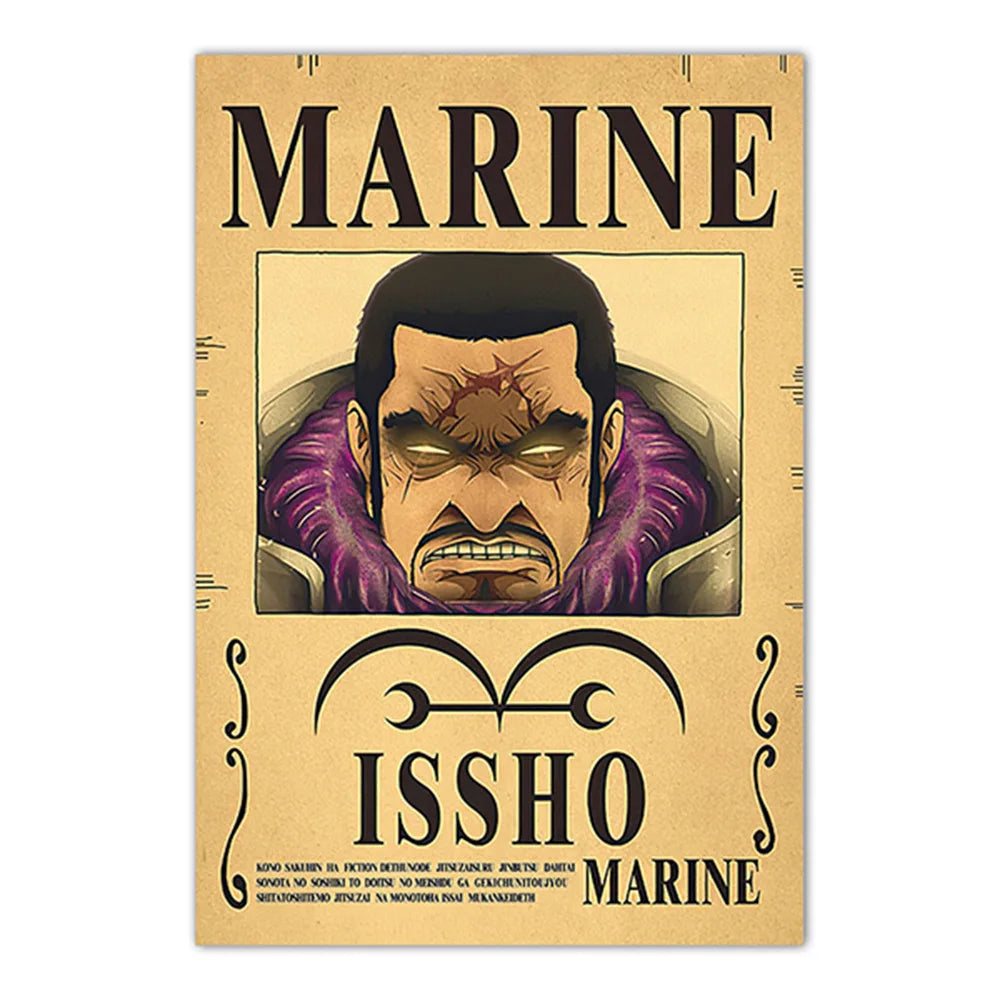 Lenticular One Piece Wanted Poster