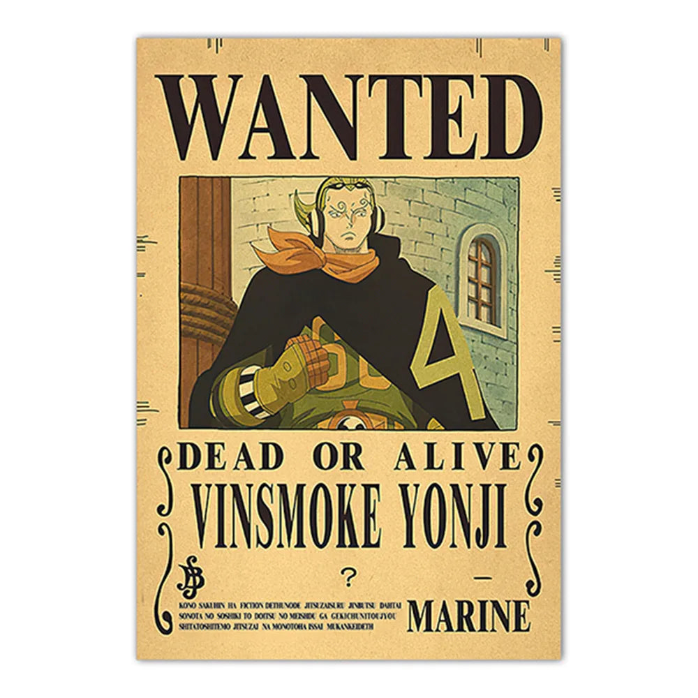 Lenticular One Piece Wanted Poster