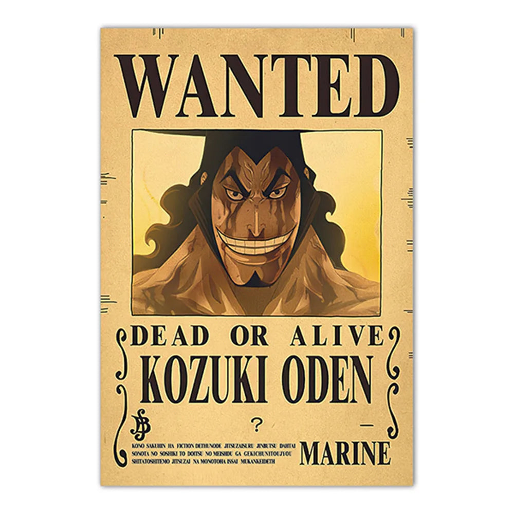 Lenticular One Piece Wanted Poster