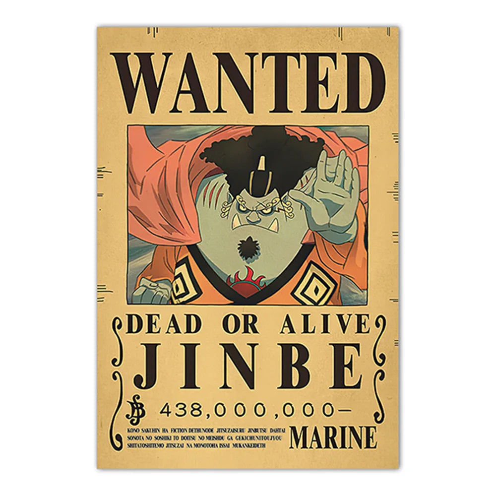 Lenticular One Piece Wanted Poster